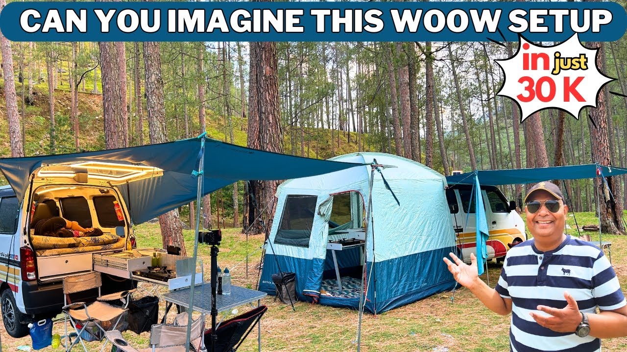Ep 477 | Most affordable best Camping Van Setup in India | Van to Caravan Conversion