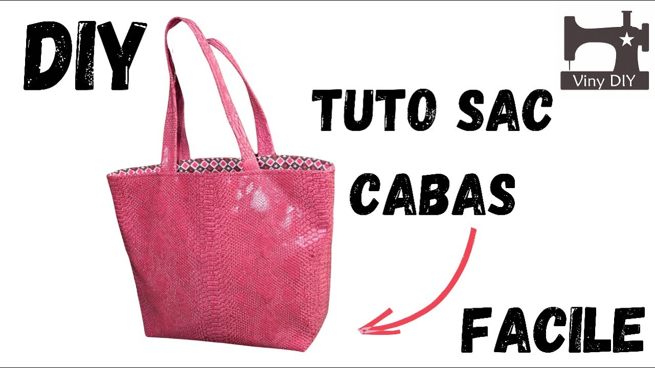 Le Sac Dragon - Cabas - Tutoriel Couture Débutant