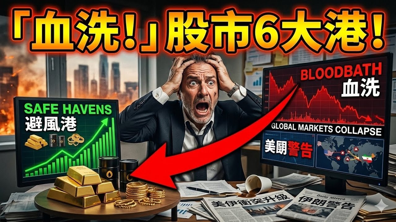華爾街之狼的最後警告：美伊衝突只是開端！全球股市恐將迎來血洗，這6大板塊將成最後避風港！#華爾街之狼 #美伊衝突 #全球股市 #血洗 #避風港 #投資策略 #投資達人 #財經新聞 #金融市場