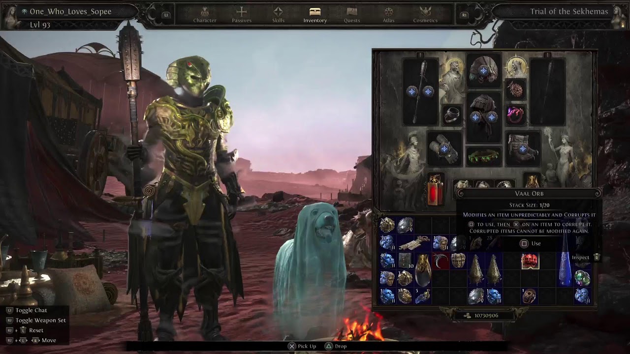 PoE 2 Blood Whirl Assault Invoker Monk