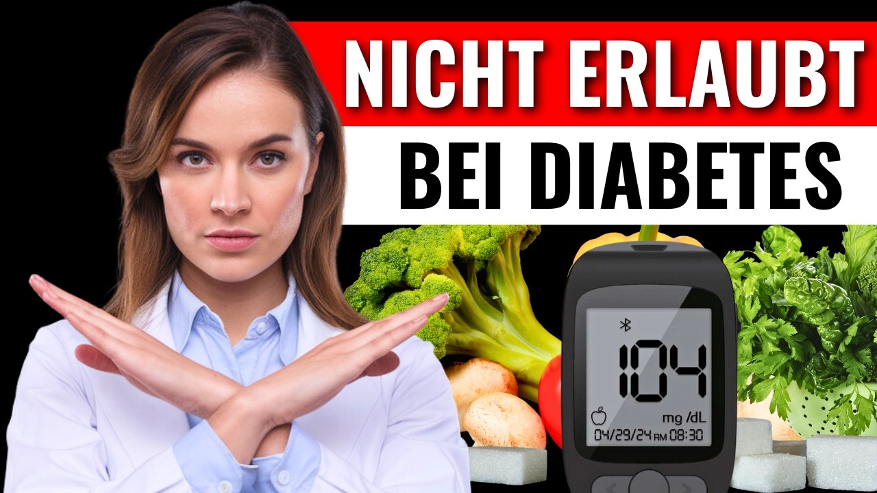 ESSEN SIE NIEMALS diese 5 LEBENSMITTEL bei Diabetes !