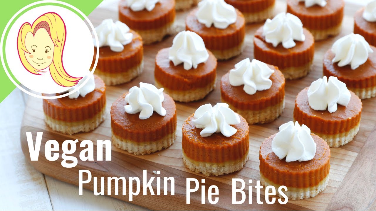 Vegan Pumpkin Pie Bites