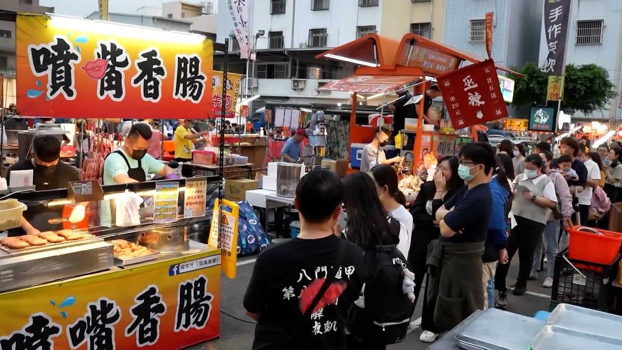 天還沒黑就開始排隊的夜市美食!! 台中潭子大雅夜市全攻略-看完絕對會想來/Night market food that starts queuing before it gets dark