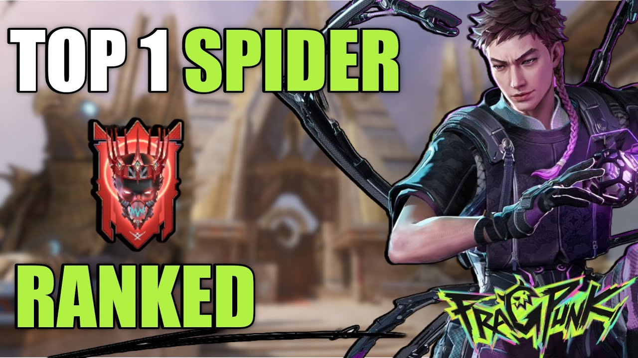 TOP 1 SPIDER! | LYPHNIX SHOWS HOW TO PLAY SPIDER?! | FRAGPUNK RANKED GAMEPLAY [Full Match VOD]