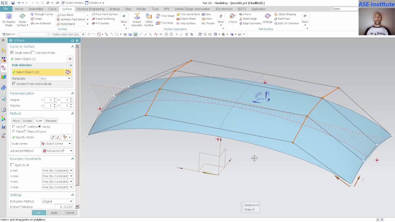 X-Form Symmetry | Siemens NX 11