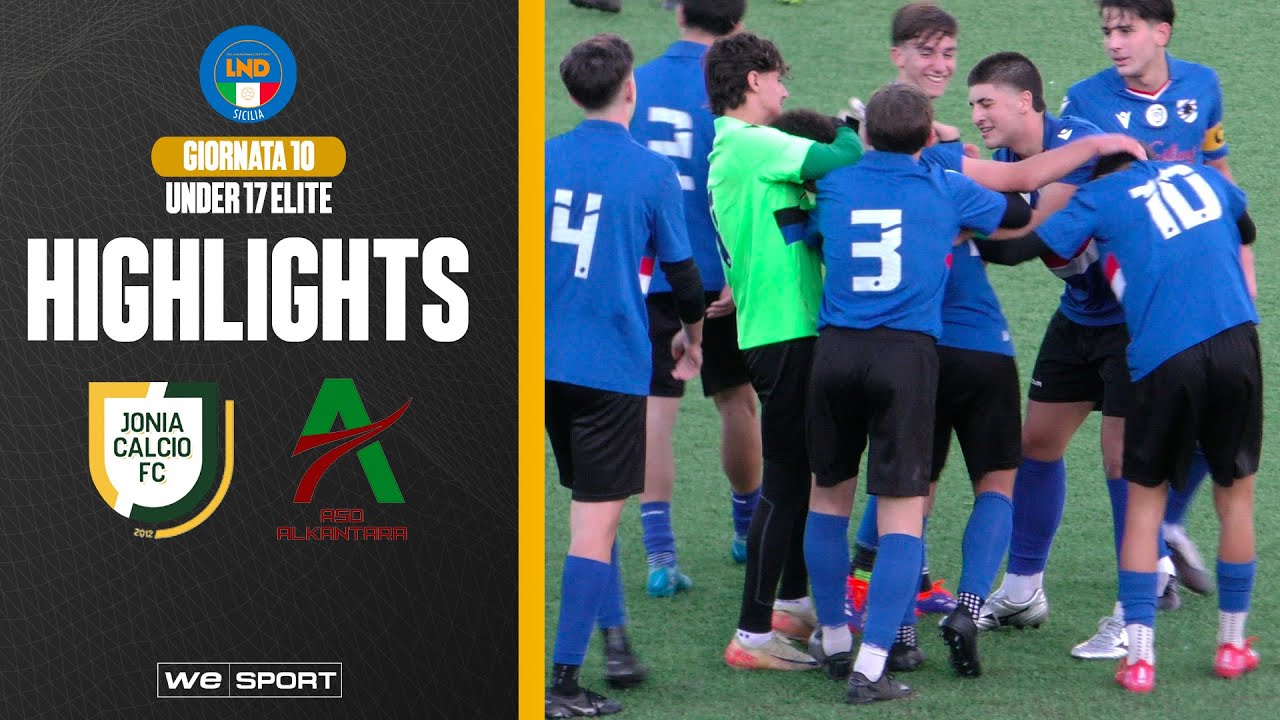 Jonia Calcio vs Alkantara (U17 &Eacute;lite - Giornata 10 - Gir.B)
