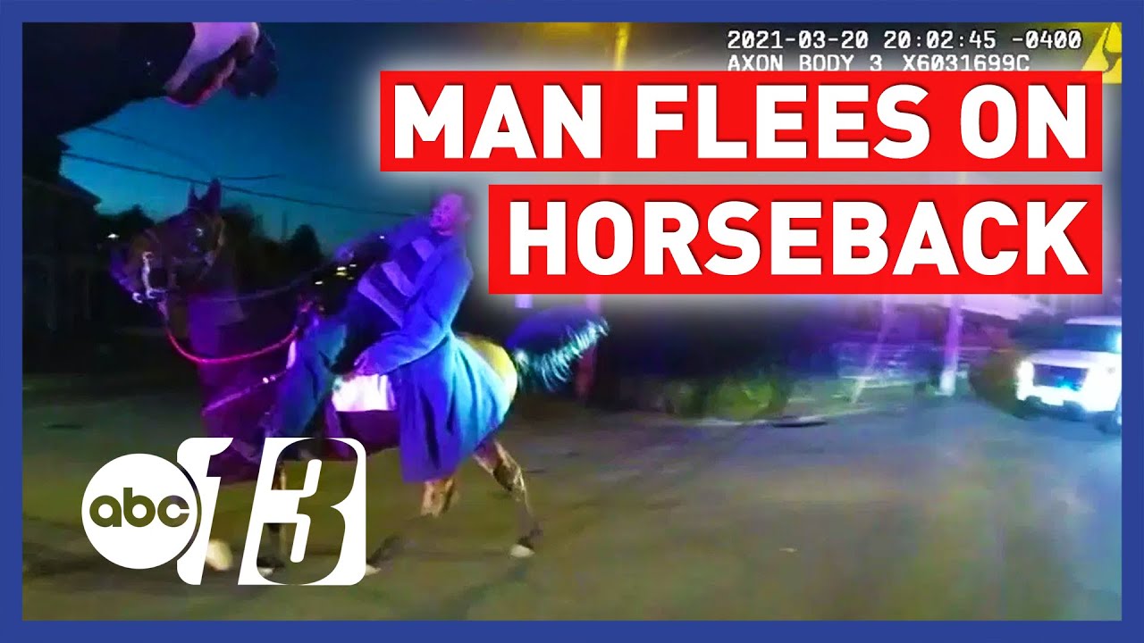 New video shows officers tasing Steve Rucker Jr. on horseback, running him over with patrol car