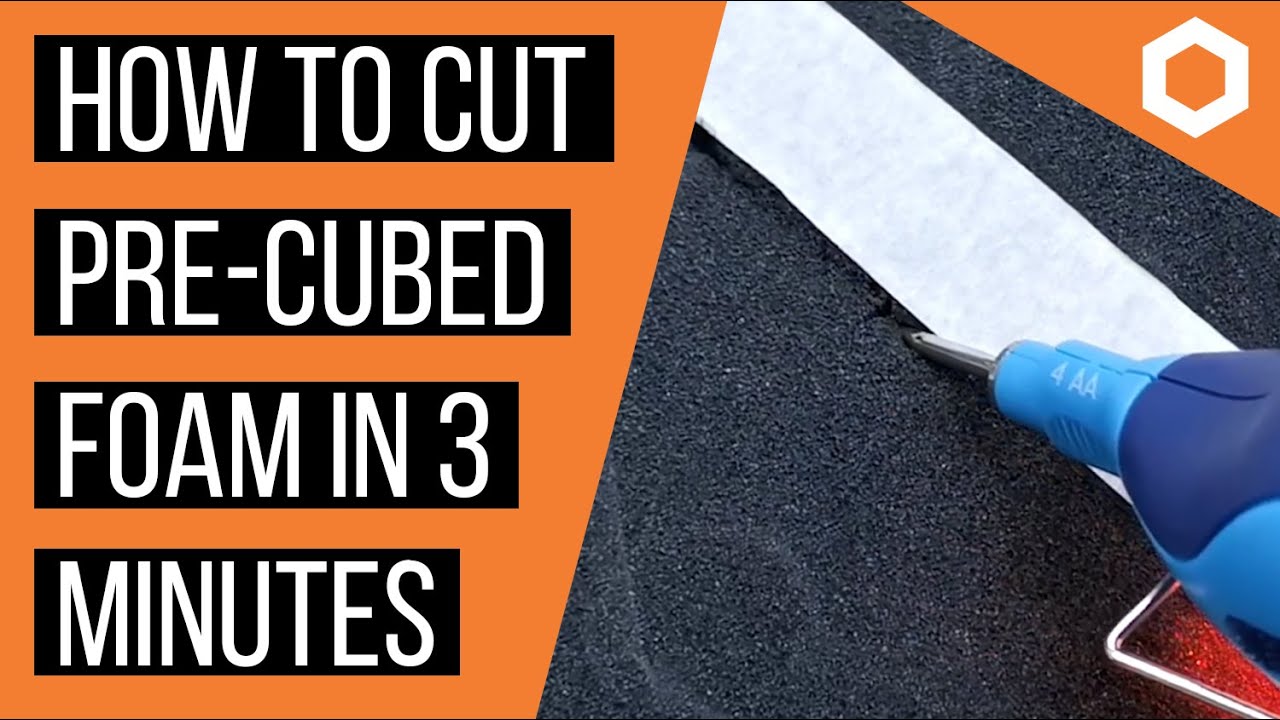 How To Cut Pre-Cubed Foam Block - Customise Your Foam