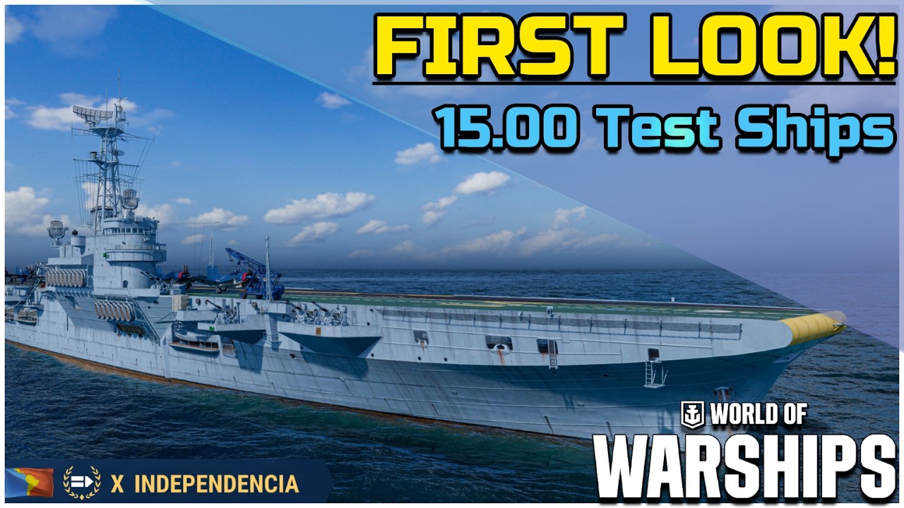 First look Tonijn, Aberdeen, Independecia: 15.00 Test Ships