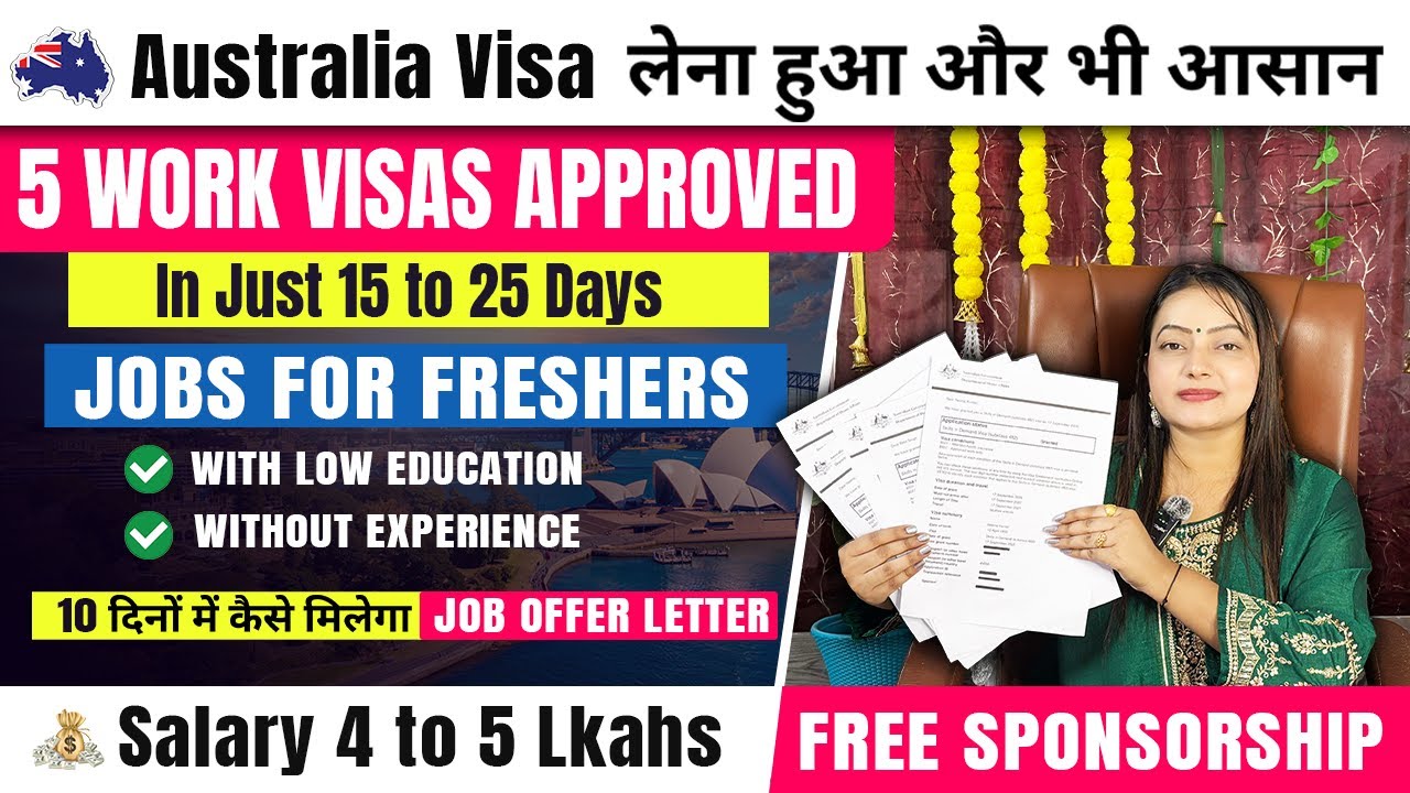 AUSTRALIA FREE WORK VISA 2025 | Offer Letter In 15 Days | Warehouse And Packing Jobs