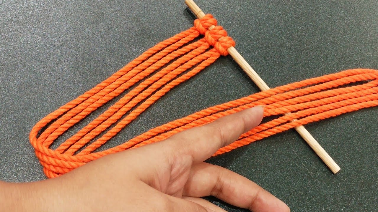 Simplest Mini Macrame Patterns - Boho Mini Macrame Tutorial