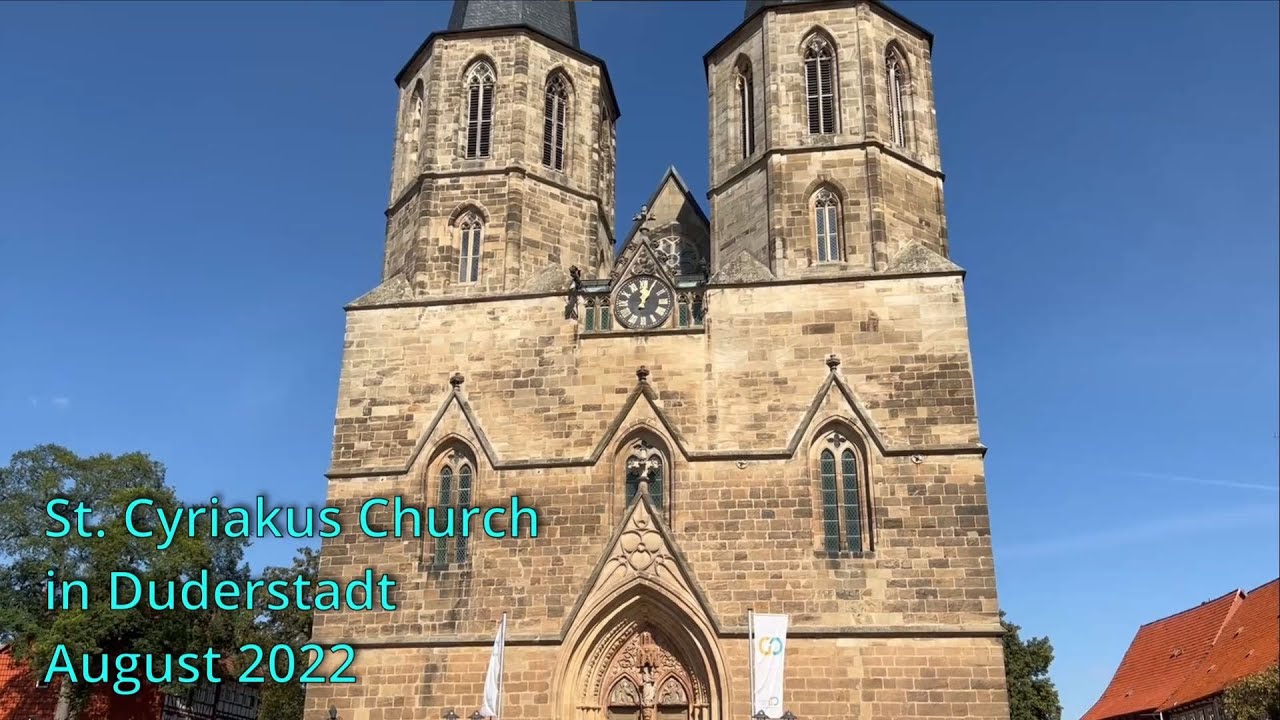 St. Cyriakus Church in Duderstadt, Germany (August 2022)