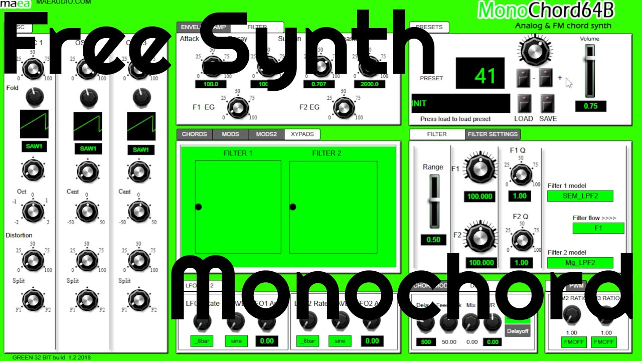 Free Synth - Monochord by MAEA (No Talking)