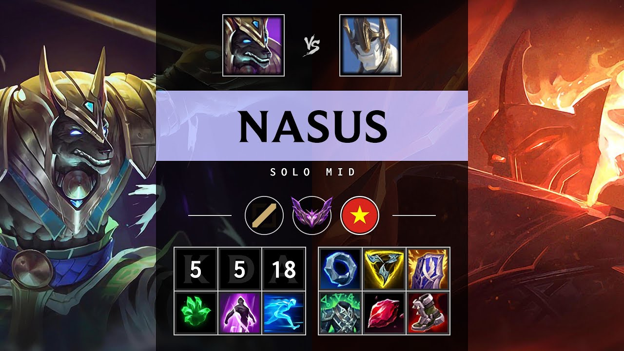 Nasus Mid vs Galio - VN Master Patch 25.14