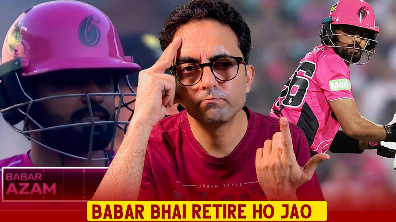 Babar Bhai Retire Hojao | Babar Azam gone for 2 ball duck against Perth Scorchers in BBL Qualifier!
