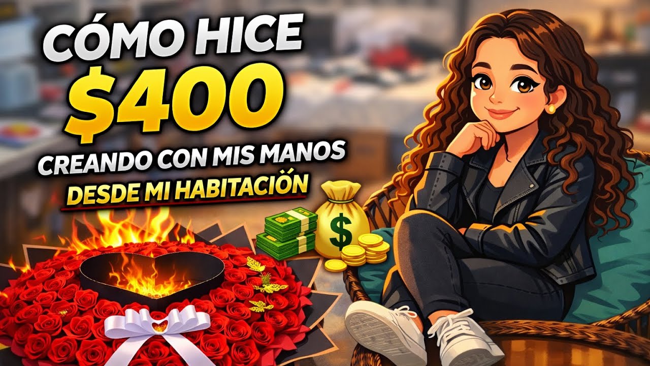 Cómo Ganar dinero con Rosas Eternas | Hice $400 con un ramo desde casa