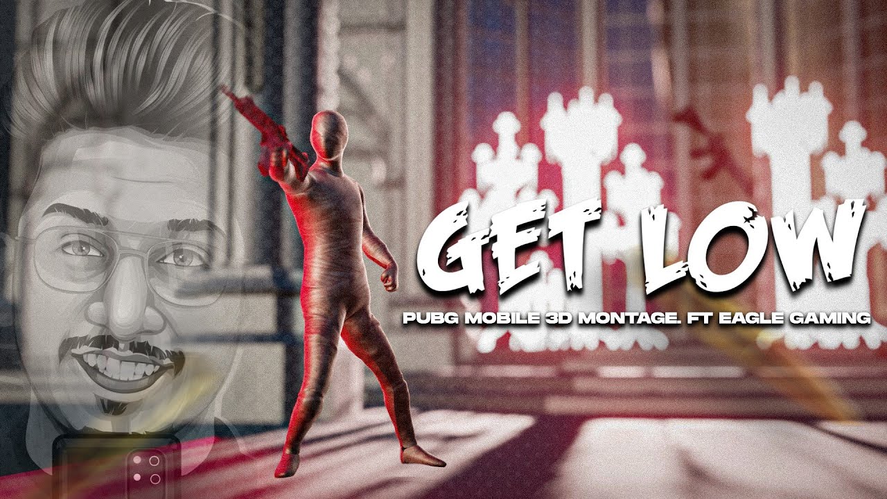 GET LOW❣️PUBG 3D MONTAGE/ft @eaglegamingop / scatter gaming/#3dmontage #tva #bgmi