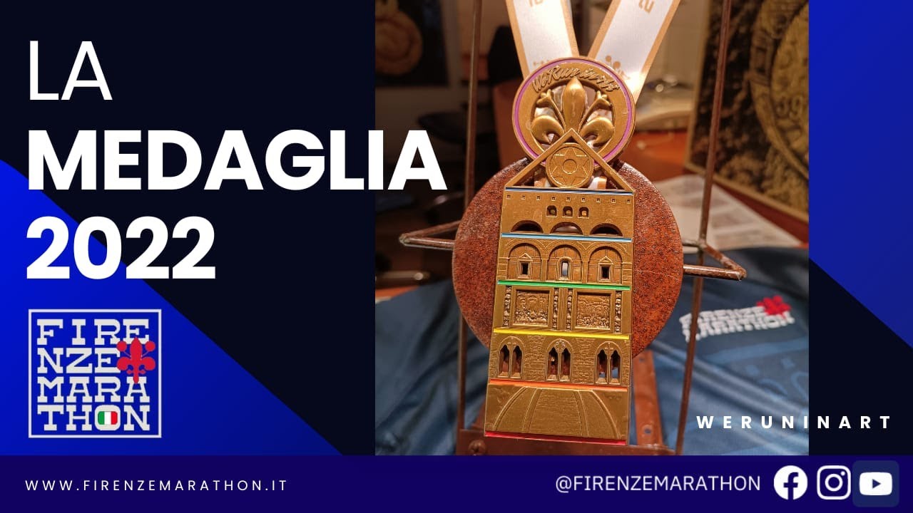 Presentazione ufficiale della Medaglia della Firenze Marathon 2022