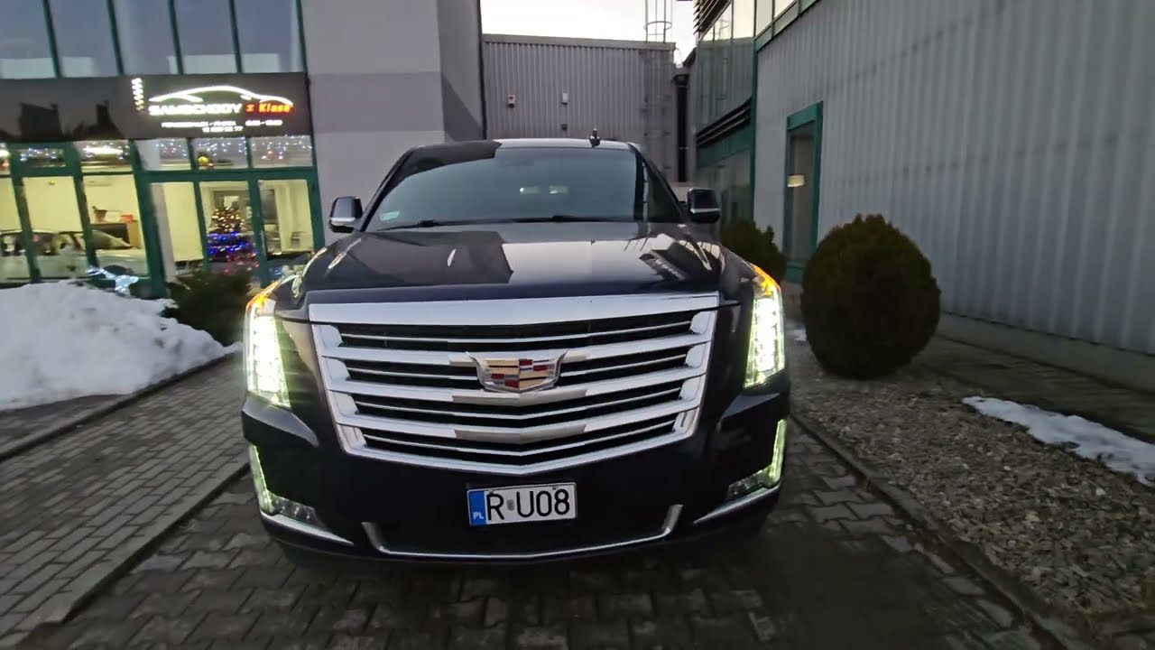 Cadillac Escalade ESV 6.2 V8 426 KM Platinum, 2017. Wideoprezentacja.