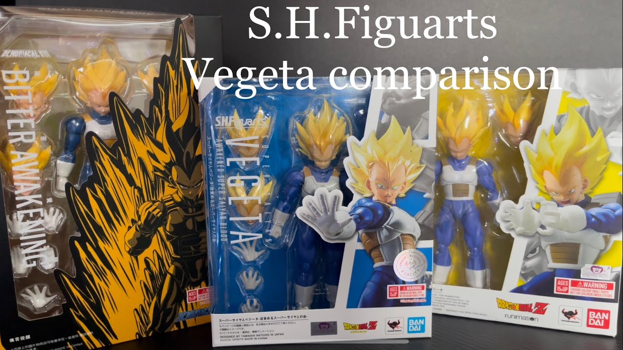 S.H.Figuarts vegeta comparison/Demoniacal fit comparison and head swaps! Which one should you get 🤔