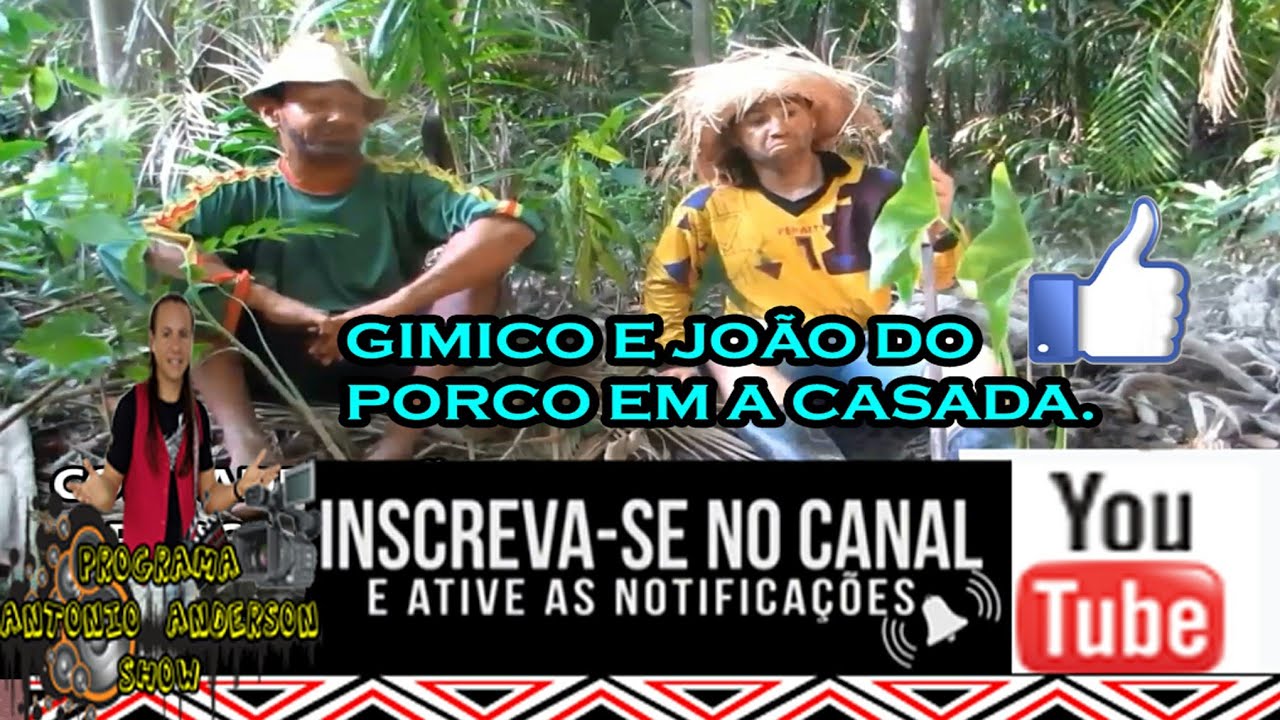 Video engraçado Seu gimico e compadre João do porco na caçada