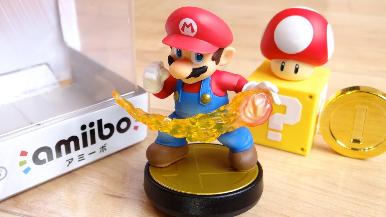 マリオがイケメン！amiibo/アミーボ マリオ レビュー！WiiUスマブラ対応 S.H.Figuartsマリオと比較