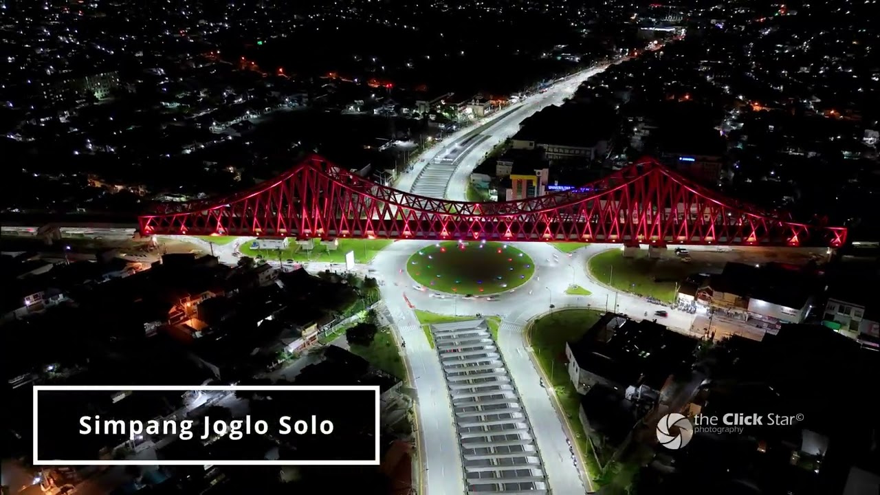 Simpang Joglo Solo at Night