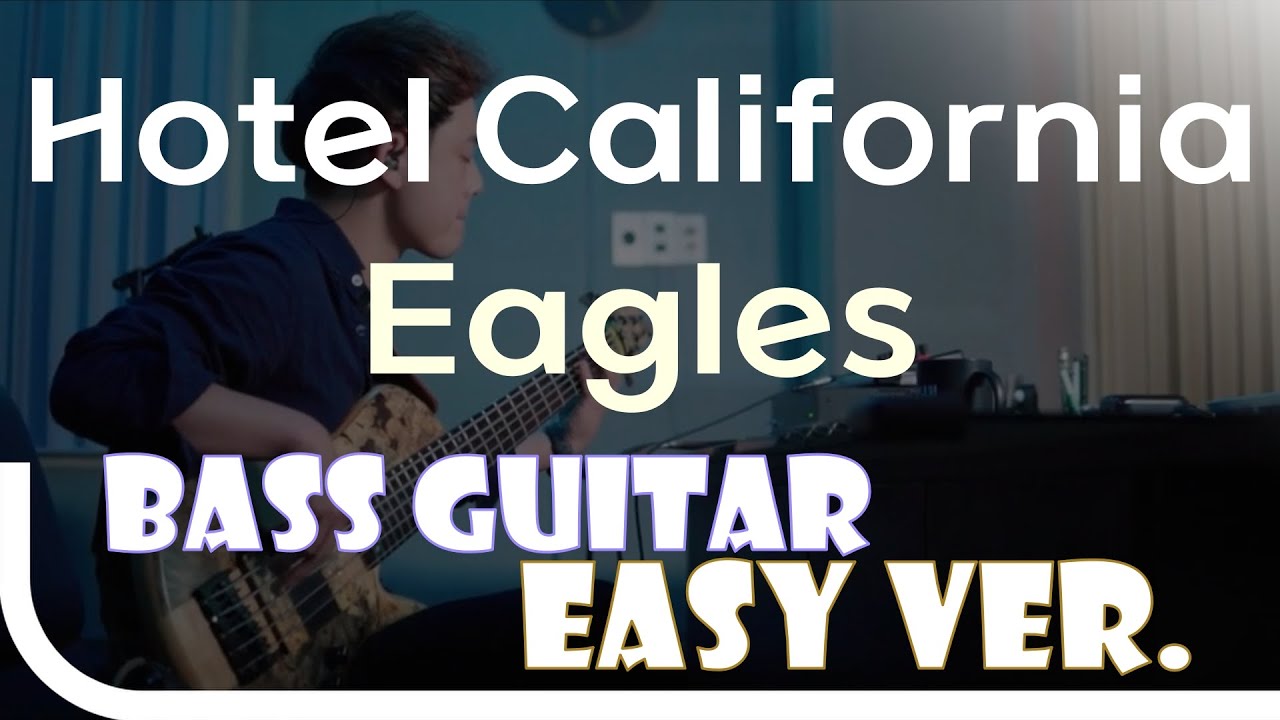 [신청곡] ‘Hotel California - Eagles’ Bass Easy Ver. 베이스기타 쉬운 버전. 베이스 악보.(TAB) Bassist ‘J. KU’
