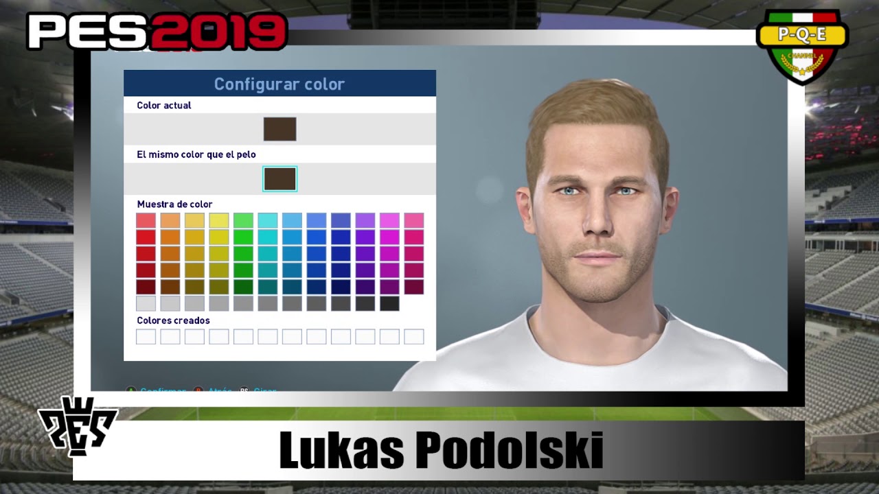 PES 2019 Libre Lukas Podolski Apariencia y Habilidades