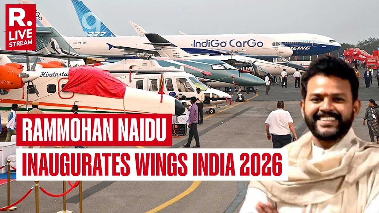 LIVE: Civil Aviation Minister K. Rammohan Naidu Inaugurates Wings India 2026 At Begumpet Airport