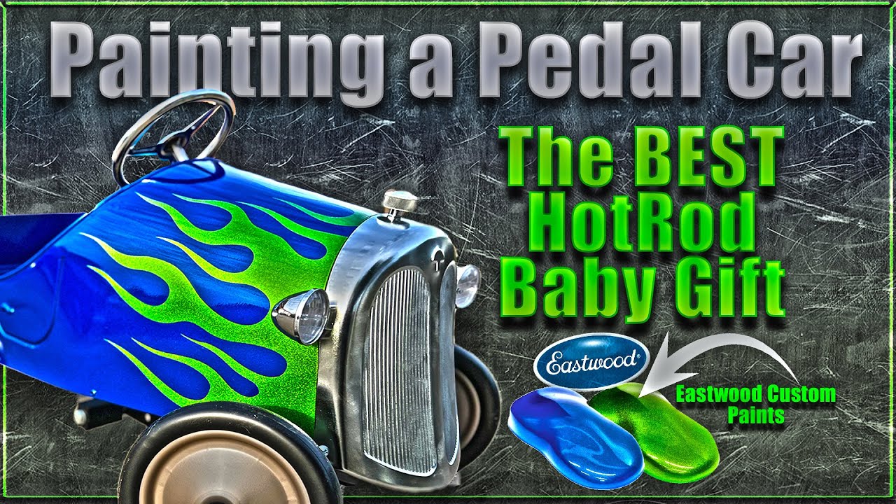 Watch This Pedal Car Transform with Custom Painted Flames -- You Won't Believe The Results!