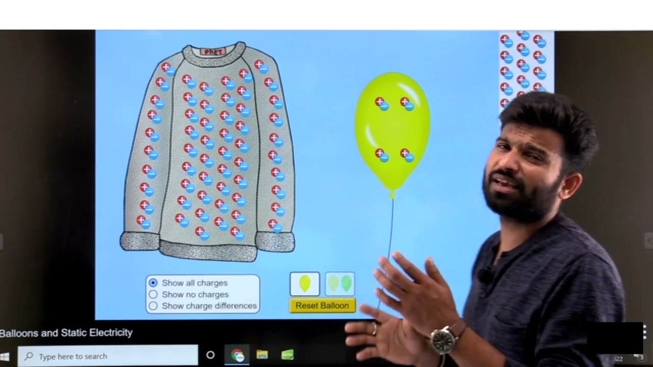 How charge transfer from one body to another | attraction of charges | electric charge