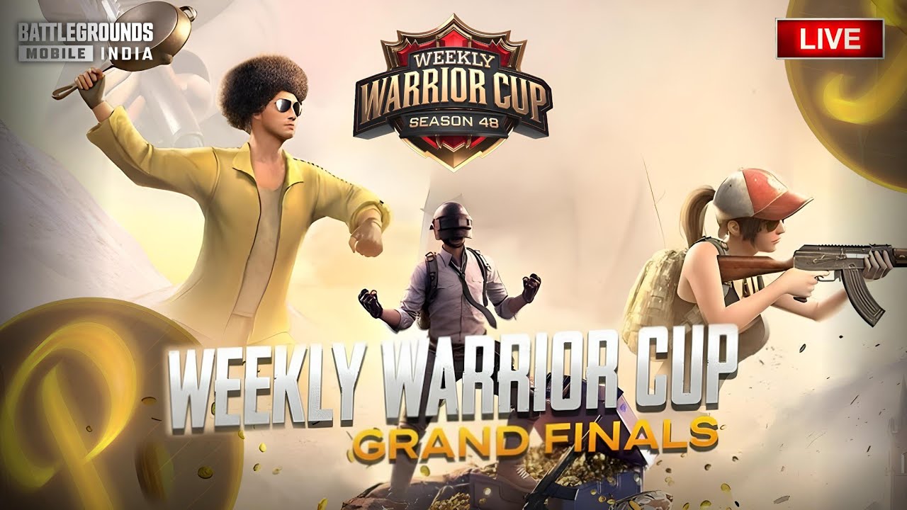 WEEKLY WARRIOR CUP S48 | GRAND FINALS | BGMI Esports | PPJ Esports Live