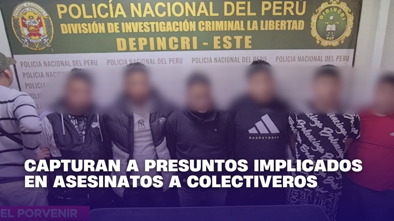 Capturan a presuntos implicados en asesinatos a colectiveros