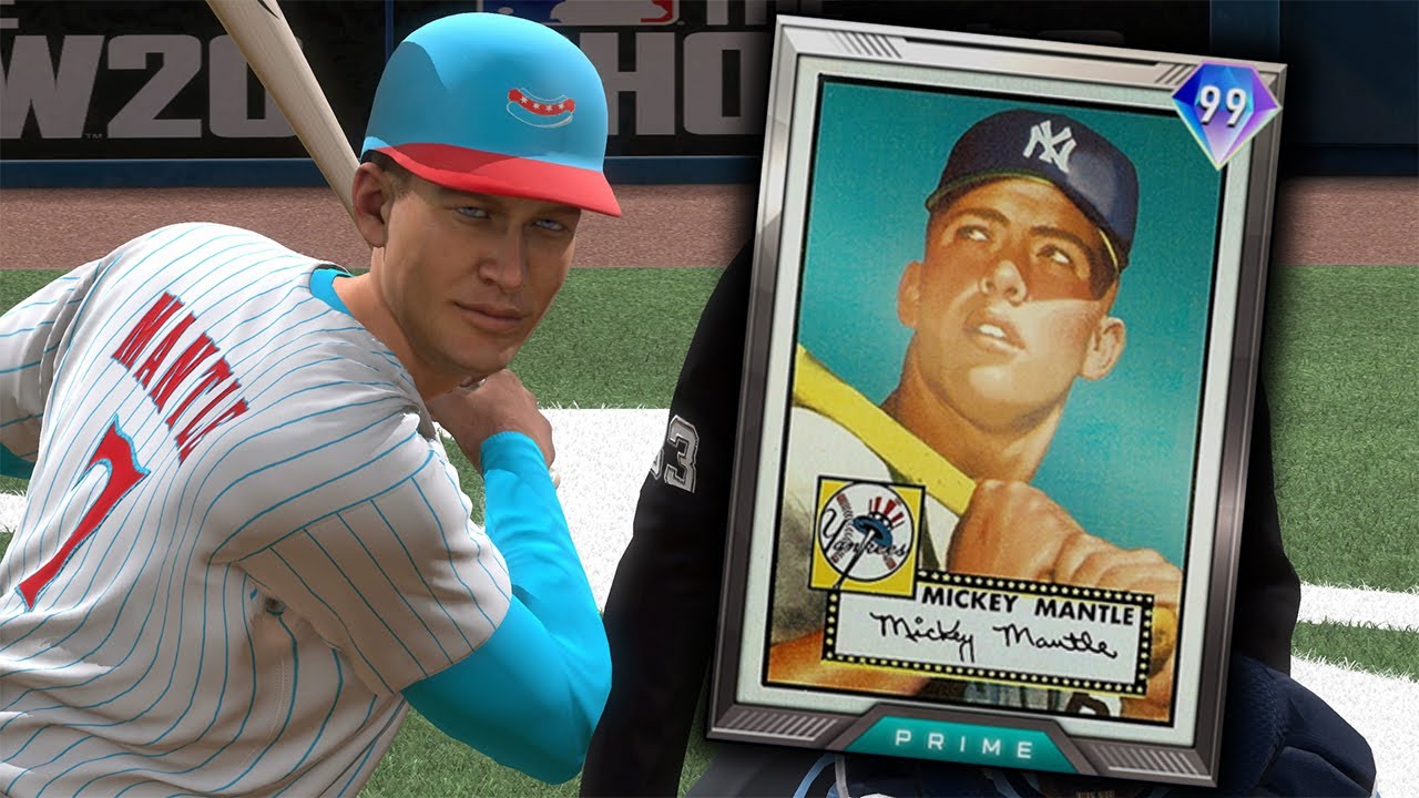 Mickey Mantle is the BEST CARD in MLB The Show 20! Tim Tebow Hits Home Run!