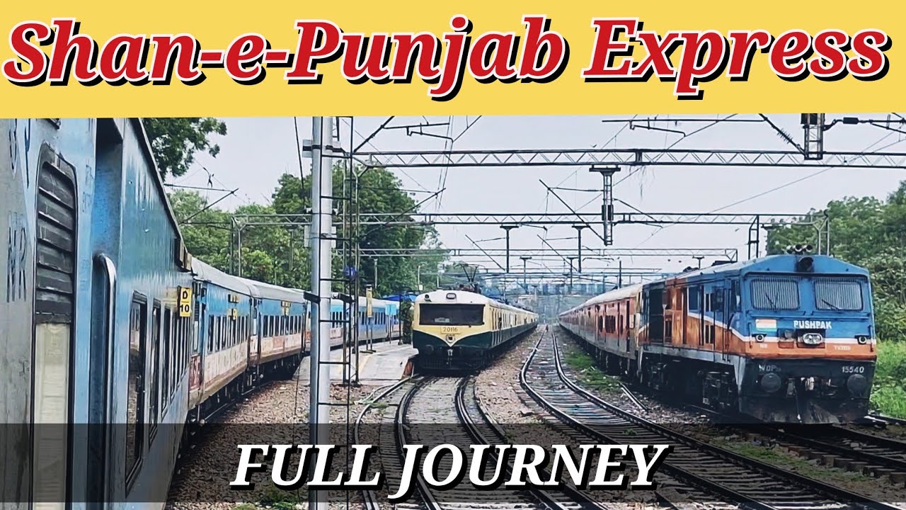 New Delhi To Amritsar : FULL JOURNEY : 12497 Shane Punjab Express : NDLS - ASR