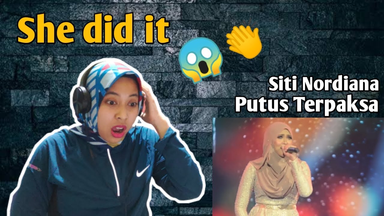 Gegar Vaganza 2015 final SITI NORDIANA - PUTUS TERPAKSA (🇮🇩 REACTION)