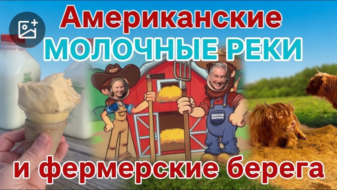 Американская молочная ферма. Радость для детей и взрослых . 