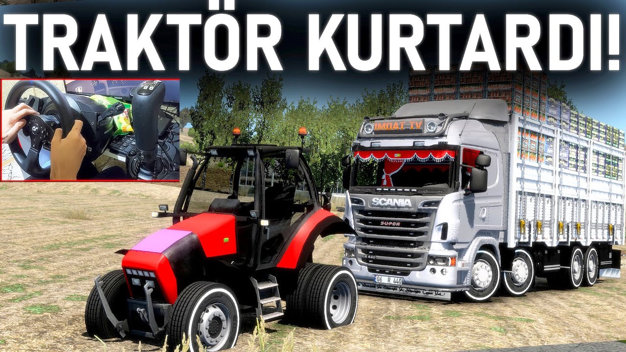 KAMYONLA TARLADA KALDIK! - KÜKREYEN EFSANE SCANİA KIRKAYAK (ARAGAZ SHOW) ETS 2 Mod T300RS GT