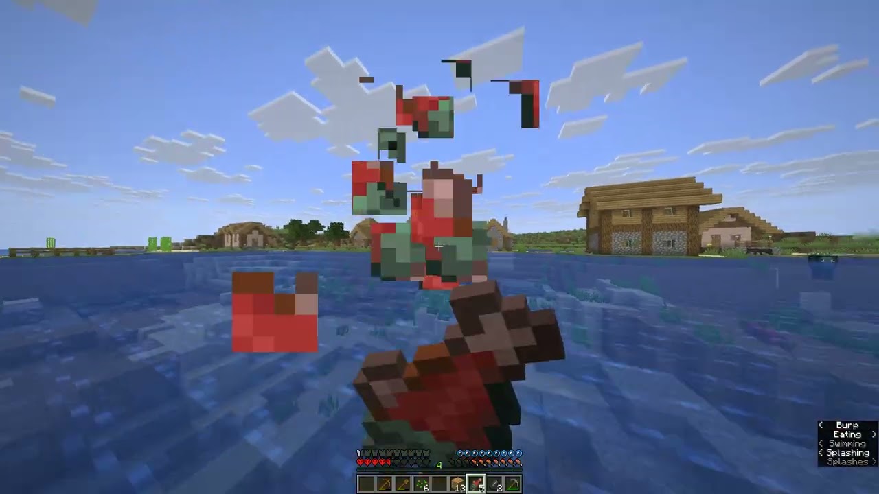 Minecraft ice glitch