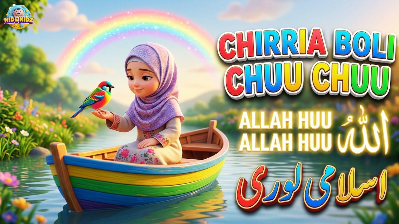 Chirria Bolli Chuu Chuu Chuu Allah Hoo Allah Hoo 🐦🕊️ 🌳🌺🌳🌺 #viral #kidsvideo #trending #ai 🌳🌺