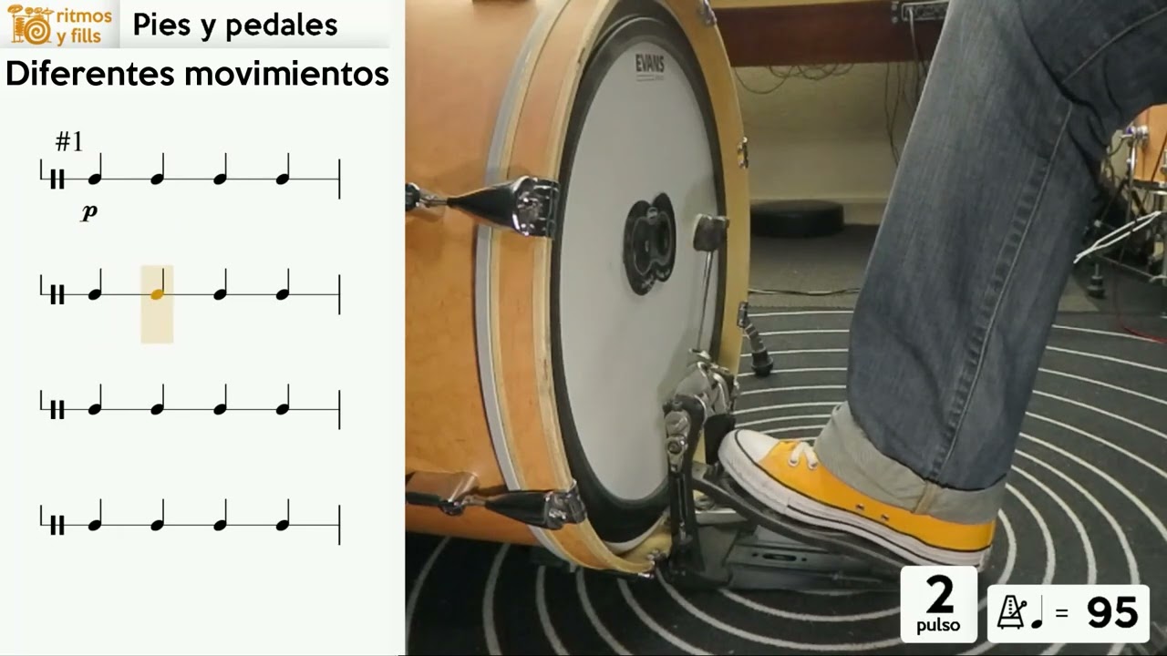 Pies y pedales - Lección 03 - Diferentes movimientos - Ejercicios para practicar