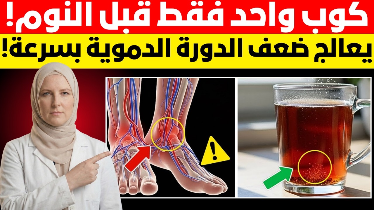 هل تجاوزت سن الستين؟ اشرب هذا لزيادة تدفق الدم في الساقين بسرعة | نصائح صحية لكبار السن