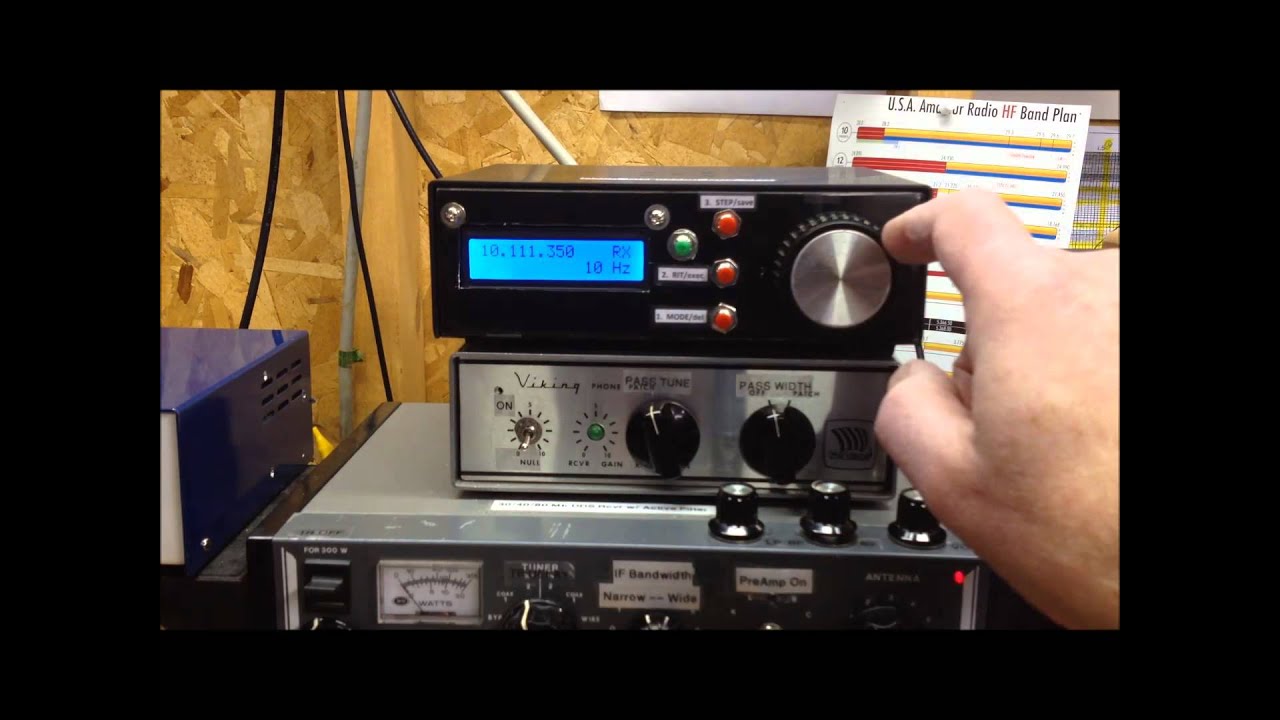 Homebrew Arduino Mega2560 & AD9850 DDS VFO Demonstration