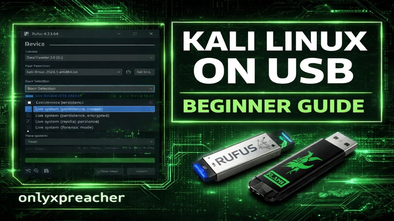 How to Install Kali Linux on USB (Step-by-Step for Beginners) | Persistent Boot Tutorial 2026