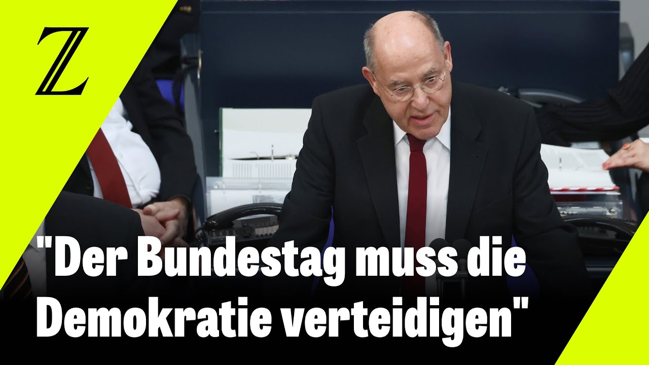 Gregor Gysi schwört neuen Bundestag auf 