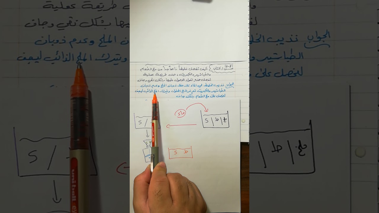 كيمياء الثالث متوسط.شرح الفصل الثامن.الجزء9 والاخير