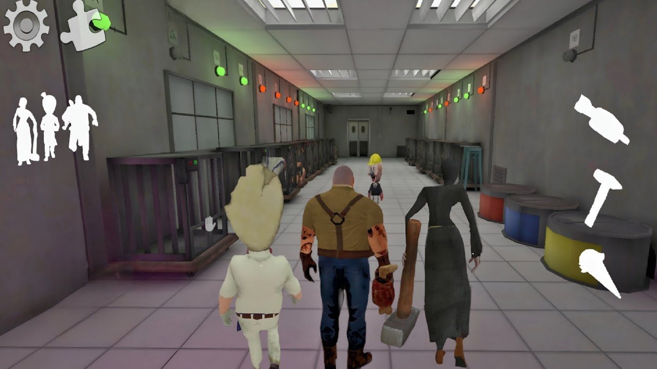 Playing as All ice Scream Boses in Ice scream 4 | Evil nun vs Mr meat vs Rod Sullivan