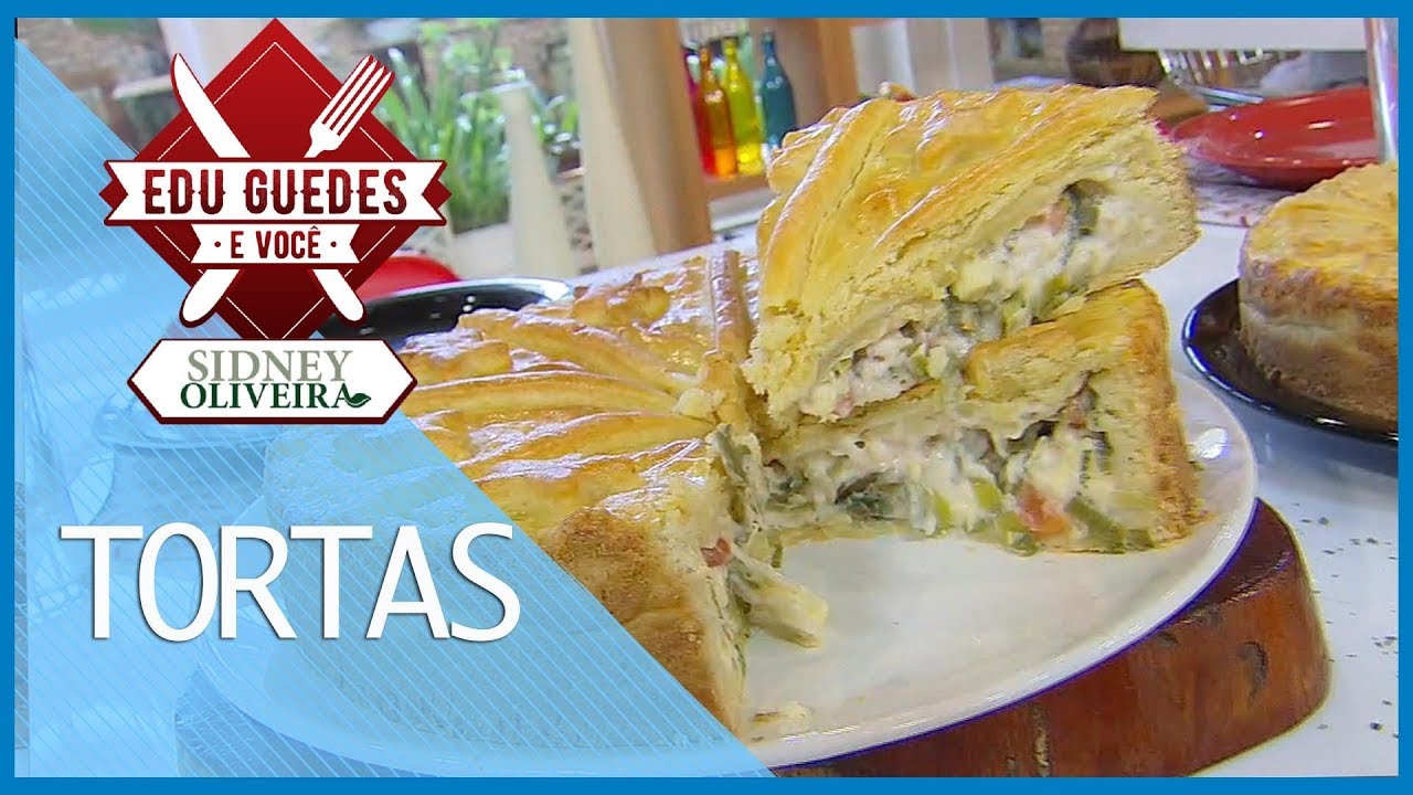 Convidada de Edu Guedes prepara receitas de tortas