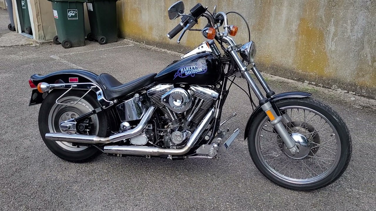 Softail 1340 d&eacute;marrage &agrave; froid et check up.
